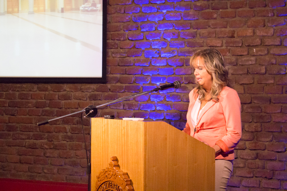 Expositora Ximena Pizarro